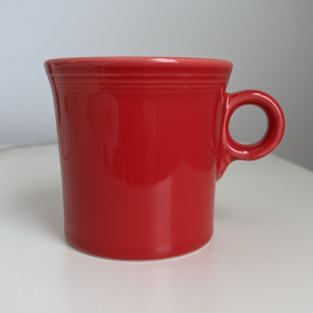 New Fiesta Red Coffee Mug Cup HLC Ceramic